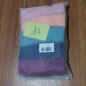 Molasus Women's High-Waisted Cotton Briefs - 5 Pack - Colorful